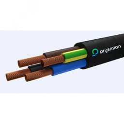Провод ПВС 4х0.75Черный барабан РЭК/Prysmian