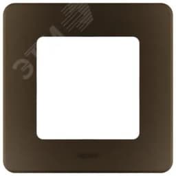 Рамка 1 пост INSPIRIA бронза