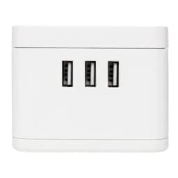 Удлинитель «Куб» 2х1.3м 3USB 2.4А+зарядное устройство 1кв.мм EKF UBA-CUB-3-WC