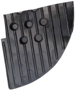 Съезд с бордюра резиновый СР-55-2 ЛЕВЫЙ концевая часть