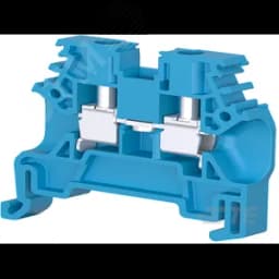 Клемма C2.5/5.N винтовая, 2,5 мм, синяя, ширина 5 мм