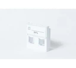 Лицевая панель  45x45 мм, для 2 модулей Keystone SPL (500020)