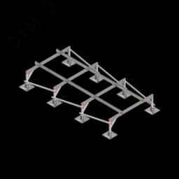 Опорная конструкция для установки оборудования TECHNORAPTOR STEELFOOT 1500х3000 тип 2