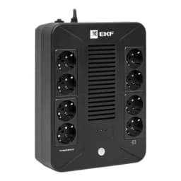 Источник Бесперебойного Питания Линейно-интерактивный E-Power EKF Home 1000 ВА 600Вт,8хSchuko,USB,RJ45