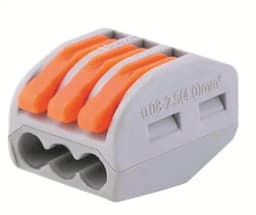 Клемма строительно-монтажная СМК 222-413 PCT-213 3-проводная с рычагом (блист.5шт) TOKOV ELECTRIC TKE-PCT-213/BL5