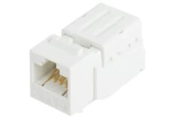 Модуль Keystone Jack RJ-45 категория 6 неэкранированный NIKOMAX NMC-KJUE2-WT